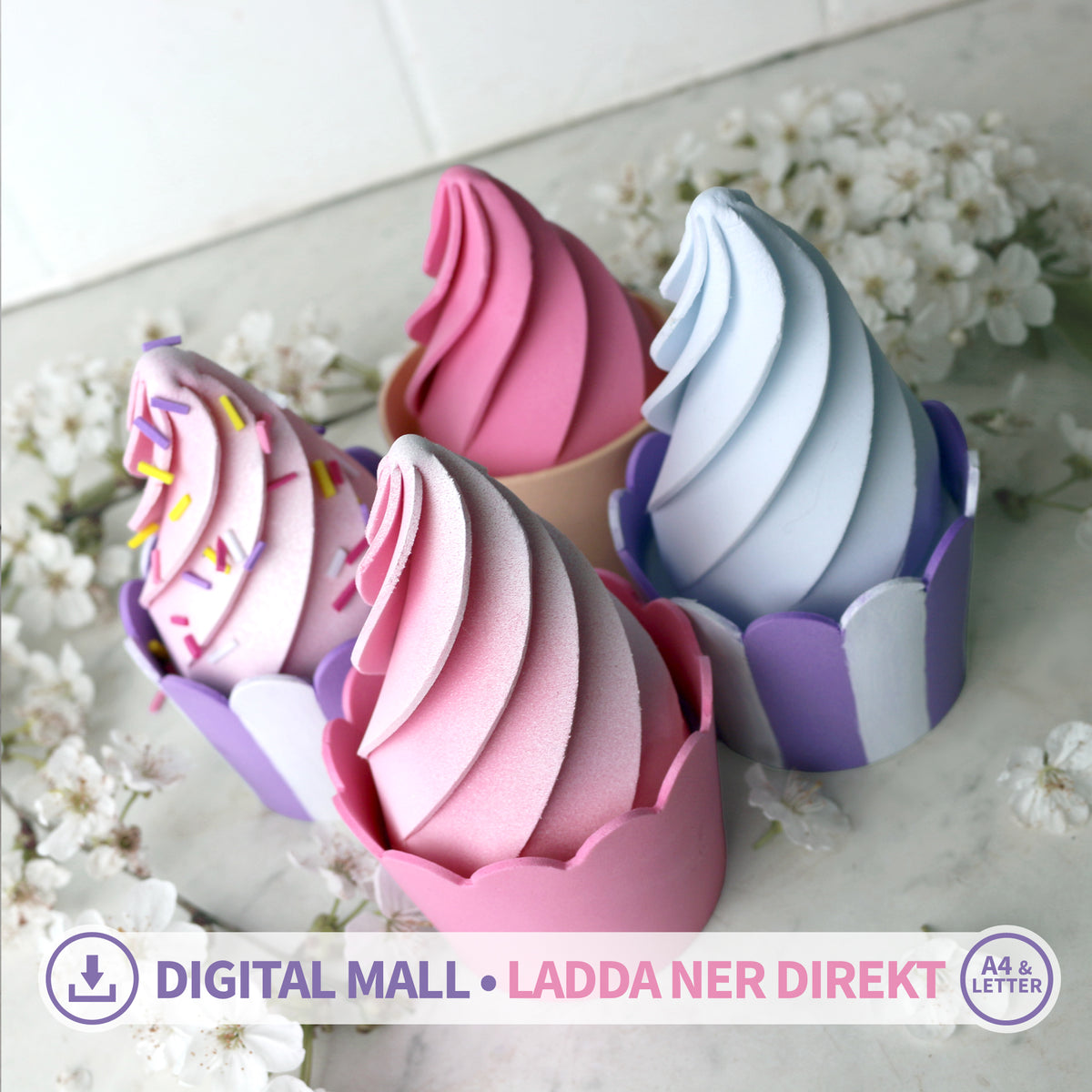 Nedladdningsfiler mall mjukglassar